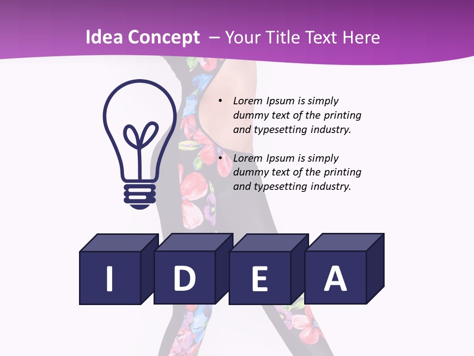 Young Tan Fashion PowerPoint Template