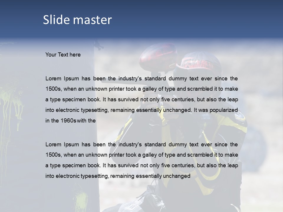 Equipment Weapon Fight PowerPoint Template