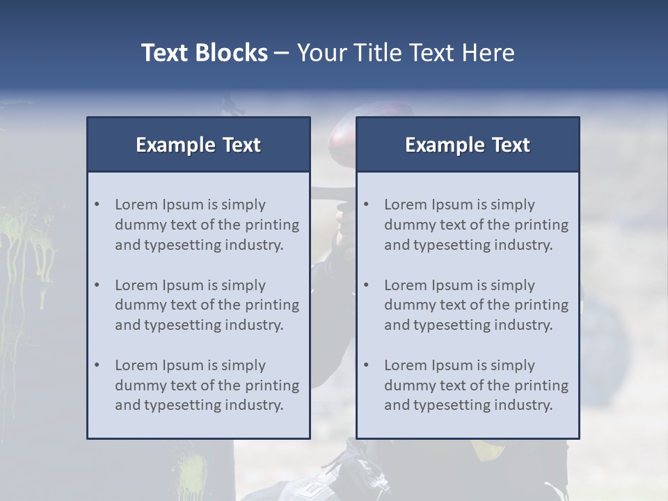 Equipment Weapon Fight PowerPoint Template