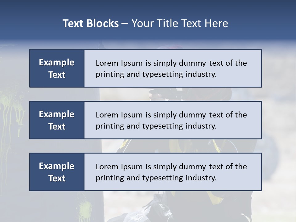 Equipment Weapon Fight PowerPoint Template