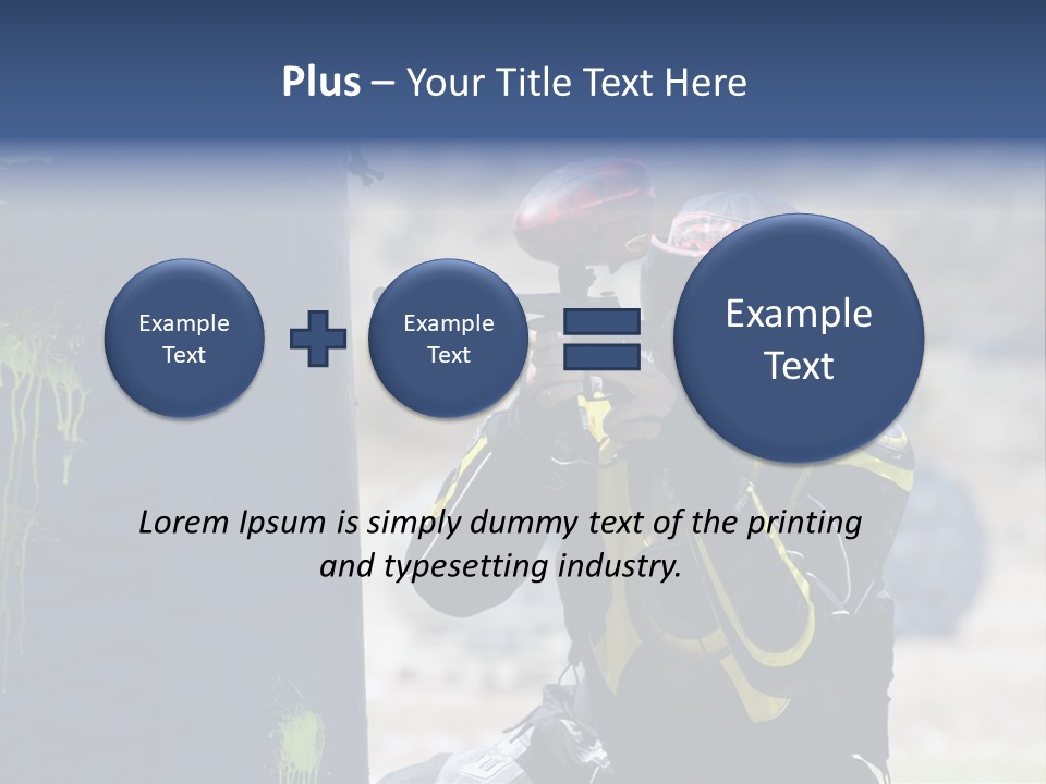 Equipment Weapon Fight PowerPoint Template