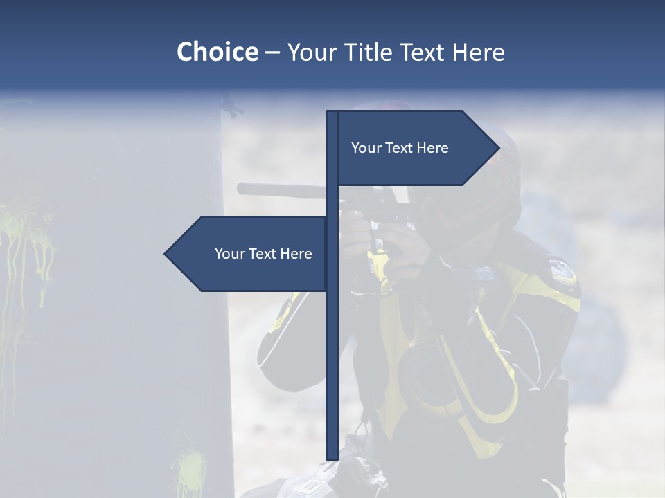 Equipment Weapon Fight PowerPoint Template
