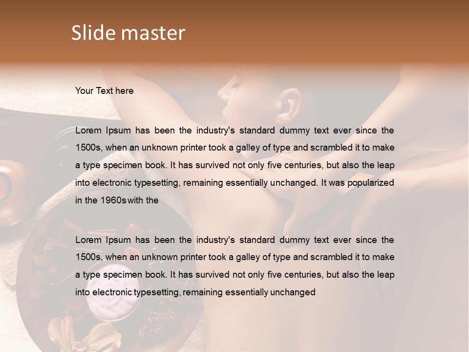 Relaxation Smile Spa PowerPoint Template