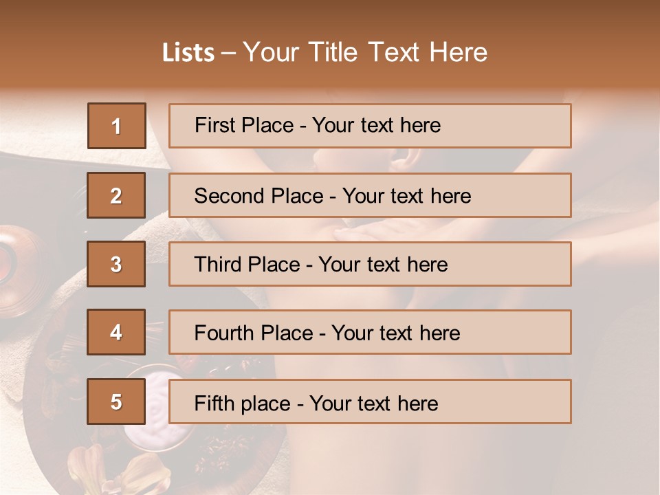 Relaxation Smile Spa PowerPoint Template