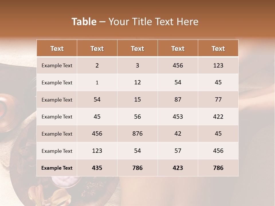 Relaxation Smile Spa PowerPoint Template