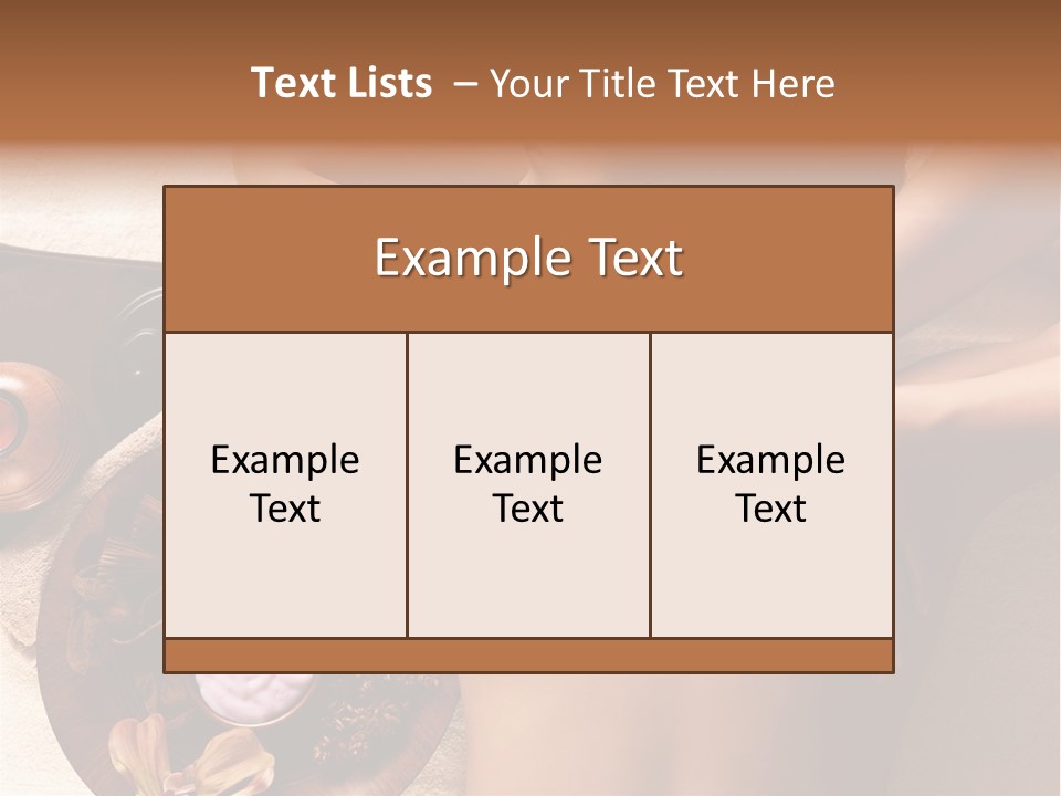 Relaxation Smile Spa PowerPoint Template
