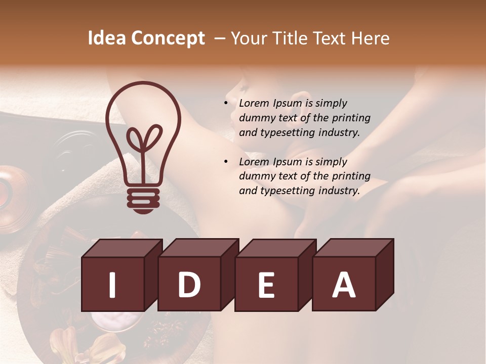 Relaxation Smile Spa PowerPoint Template