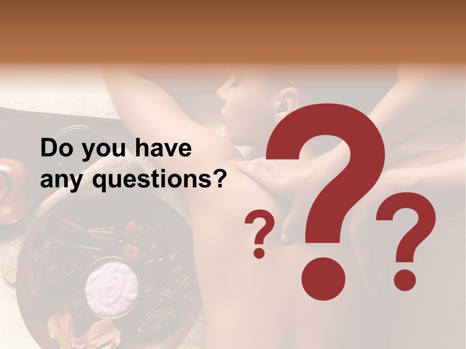 Relaxation Smile Spa PowerPoint Template