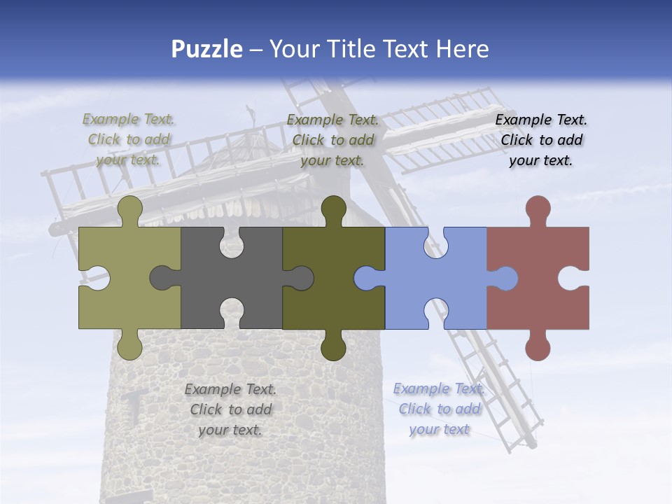 Baker Flour Scene PowerPoint Template