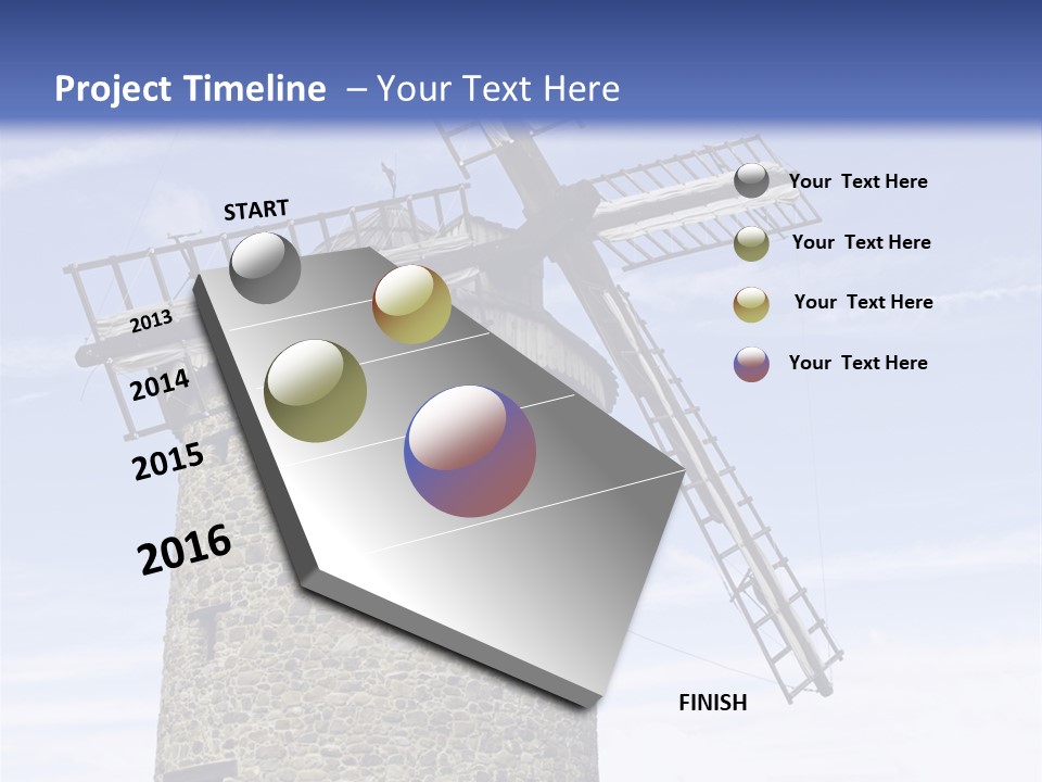 Baker Flour Scene PowerPoint Template
