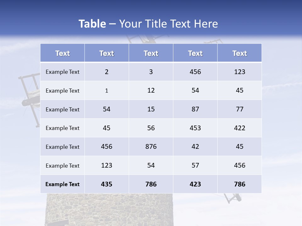 Baker Flour Scene PowerPoint Template