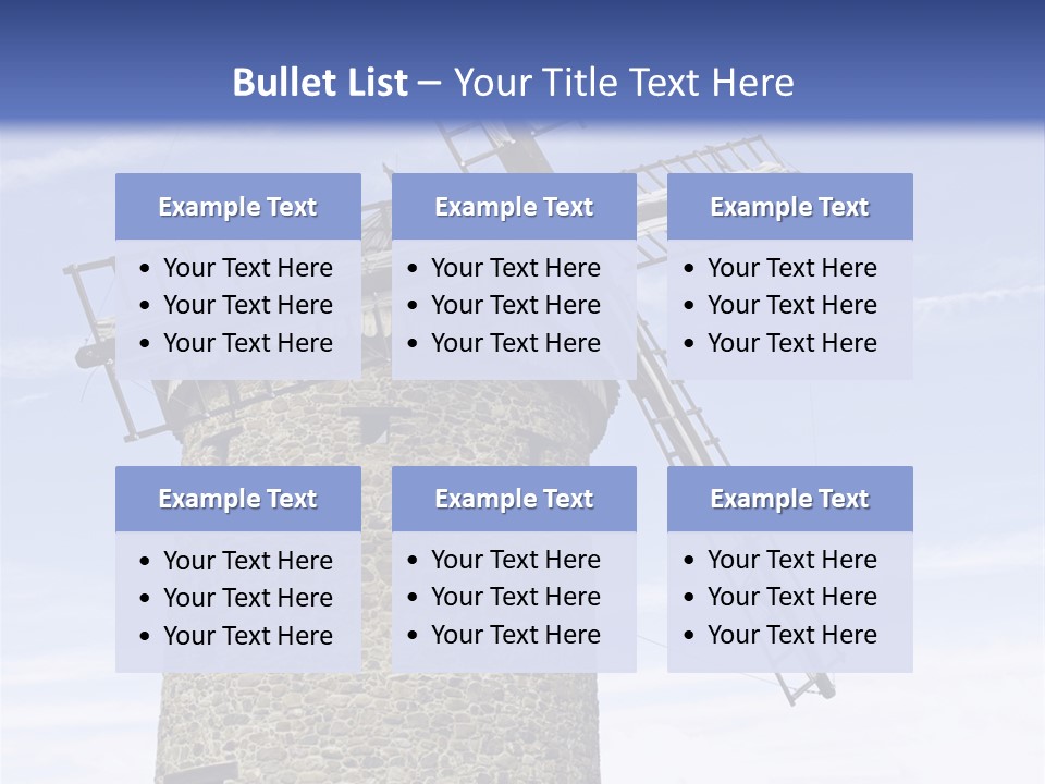 Baker Flour Scene PowerPoint Template