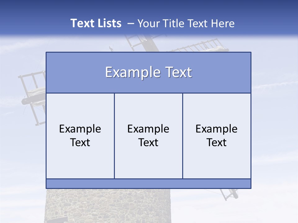Baker Flour Scene PowerPoint Template
