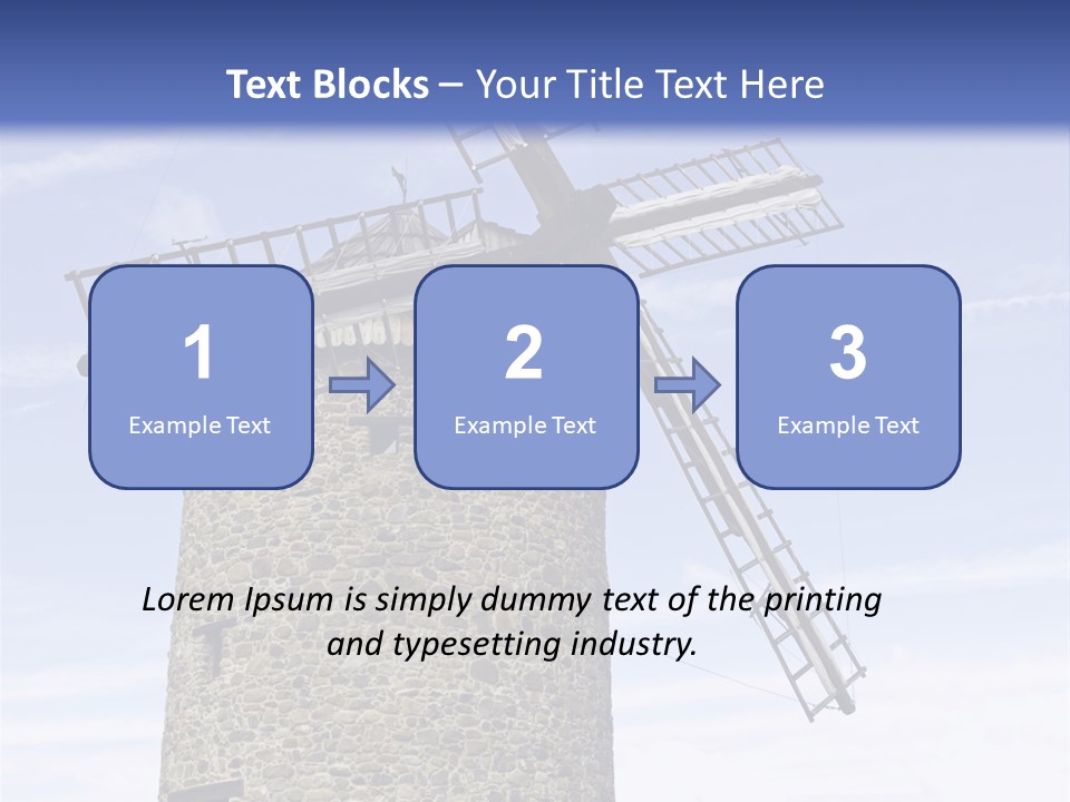 Baker Flour Scene PowerPoint Template