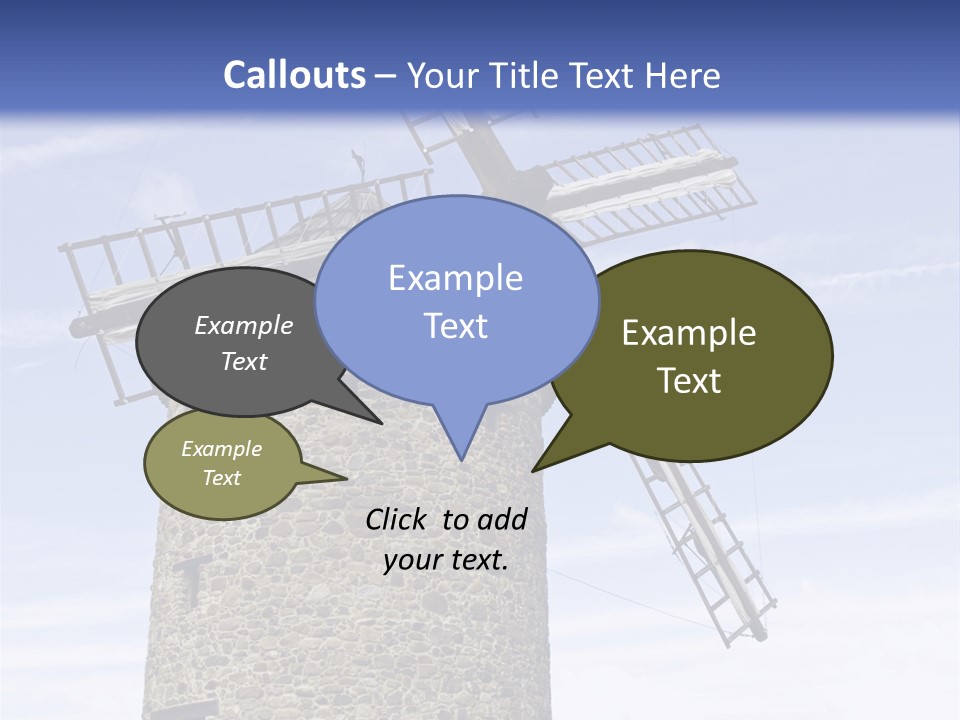 Baker Flour Scene PowerPoint Template