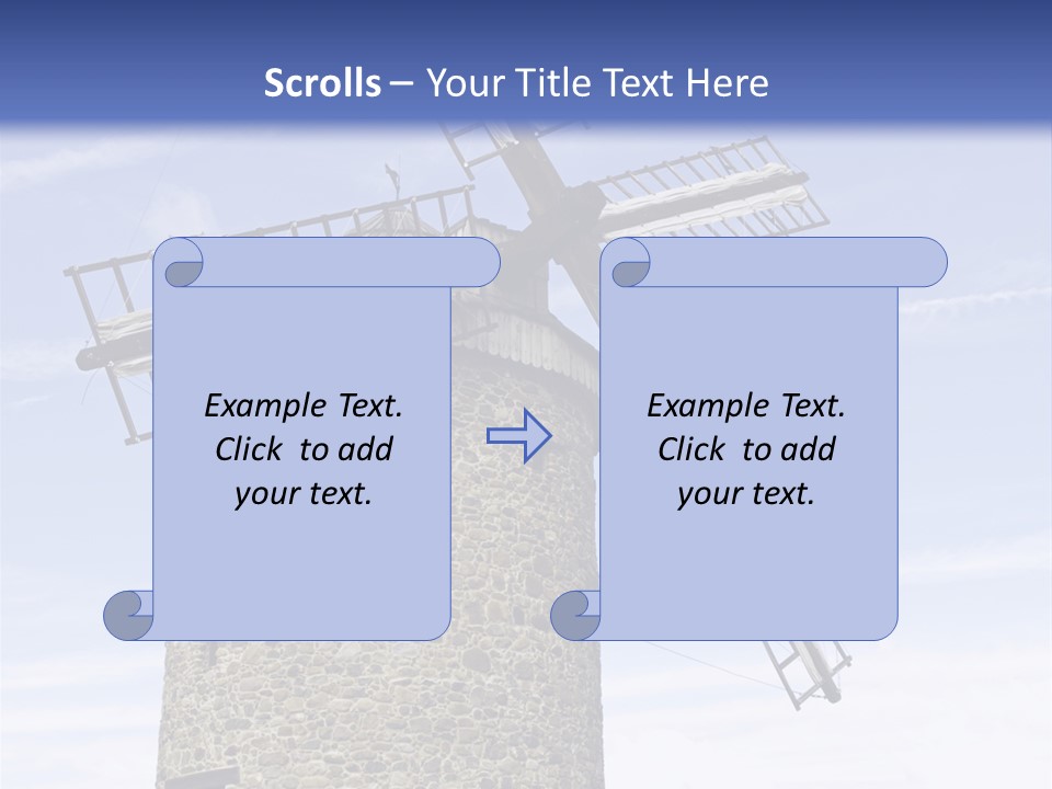 Baker Flour Scene PowerPoint Template