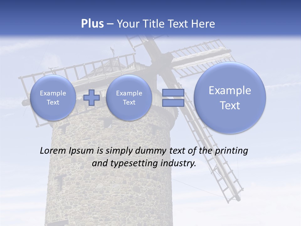 Baker Flour Scene PowerPoint Template