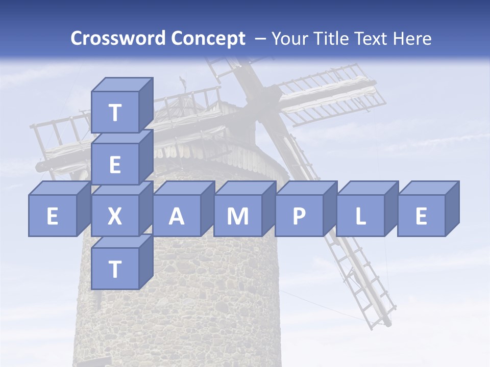Baker Flour Scene PowerPoint Template