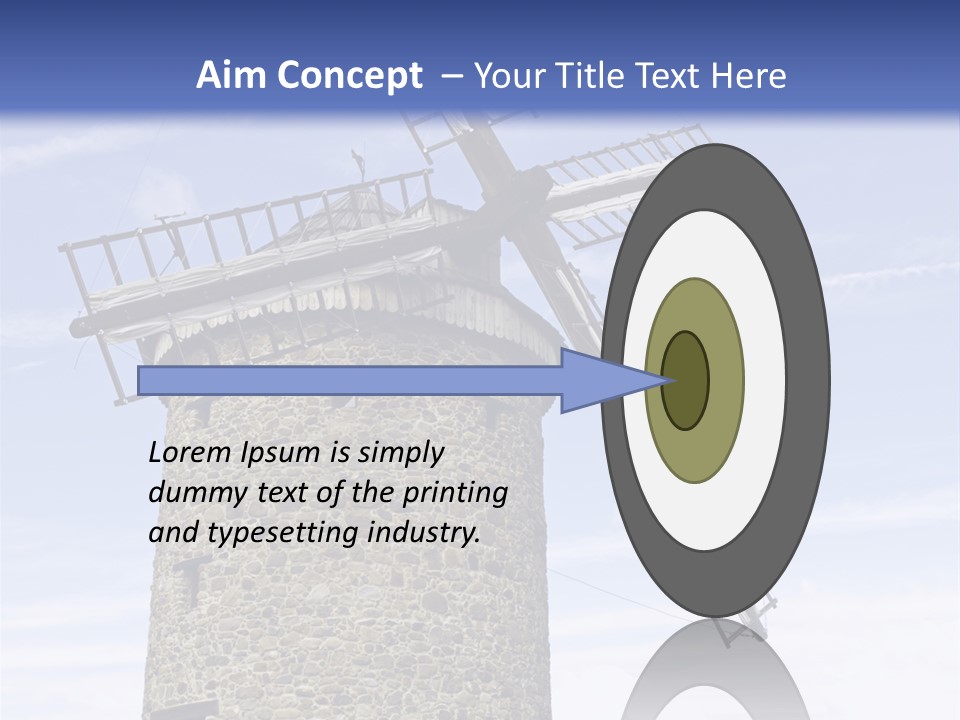 Baker Flour Scene PowerPoint Template