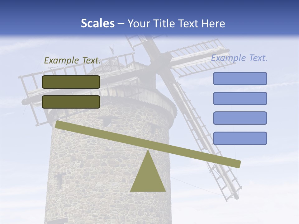 Baker Flour Scene PowerPoint Template