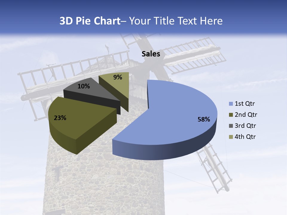 Baker Flour Scene PowerPoint Template