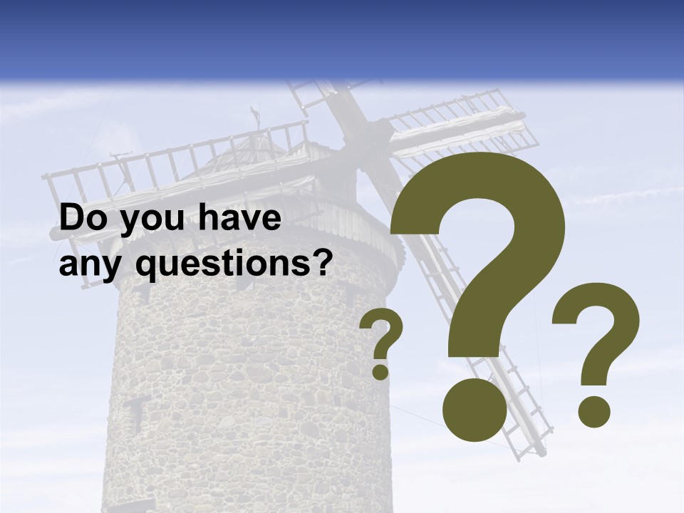 Baker Flour Scene PowerPoint Template