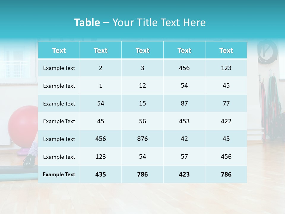 Life Ball Vitality PowerPoint Template