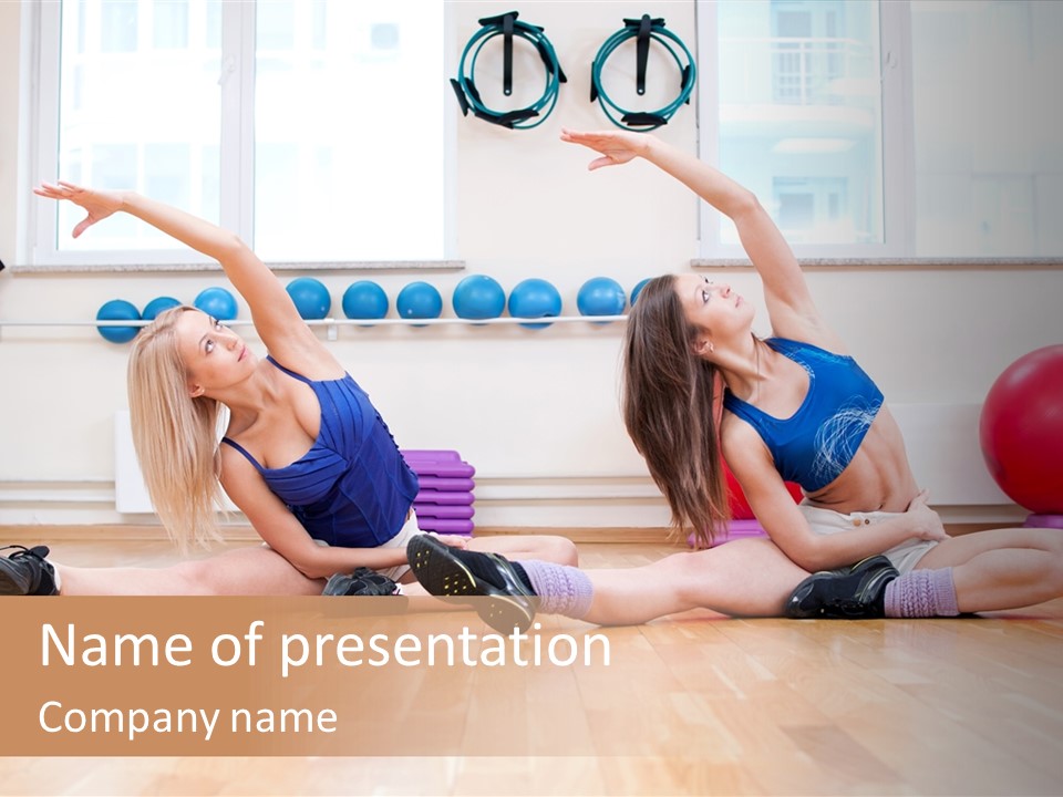 Club Center Weight PowerPoint Template