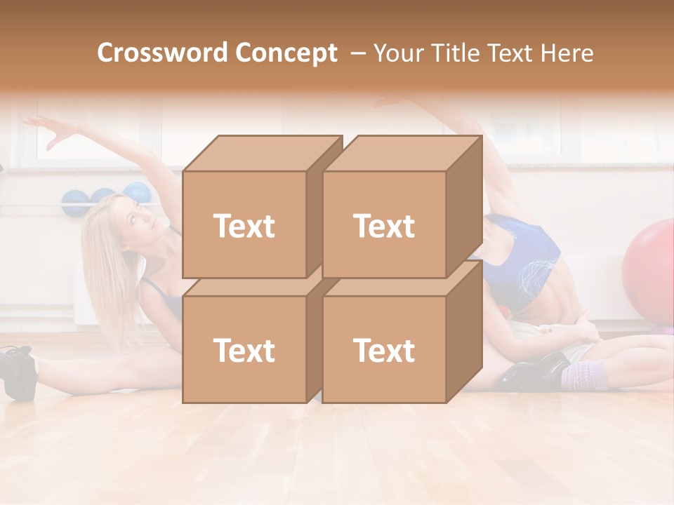 Club Center Weight PowerPoint Template