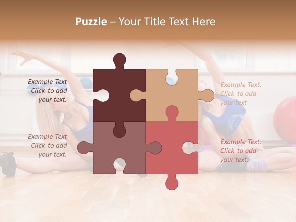 Club Center Weight PowerPoint Template