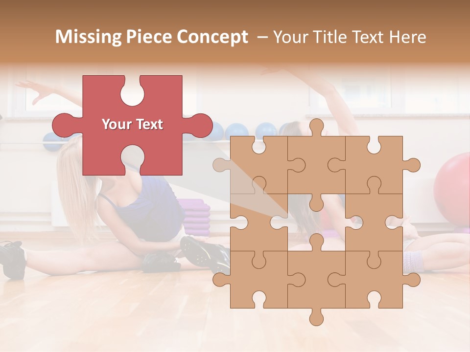 Club Center Weight PowerPoint Template