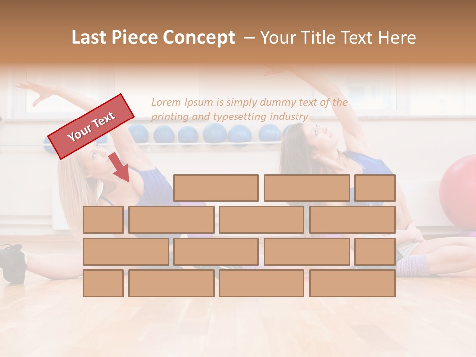 Club Center Weight PowerPoint Template