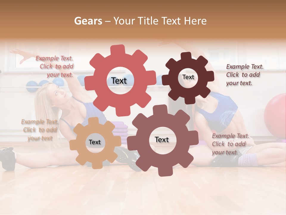 Club Center Weight PowerPoint Template