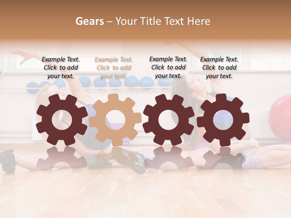 Club Center Weight PowerPoint Template