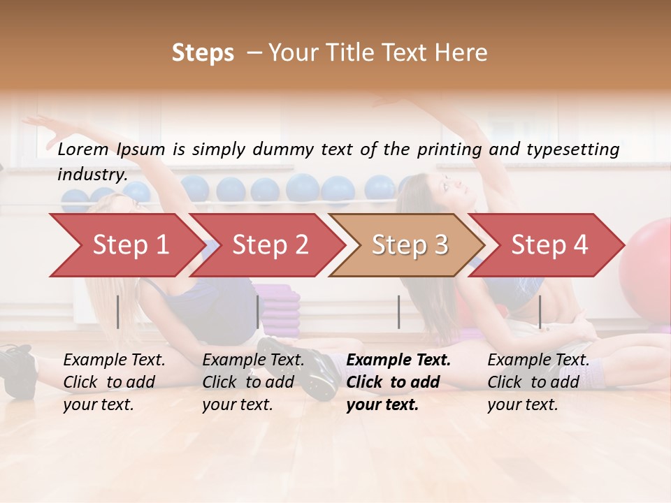 Club Center Weight PowerPoint Template