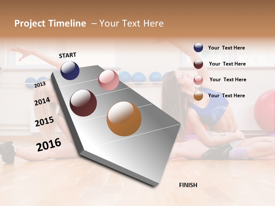 Club Center Weight PowerPoint Template
