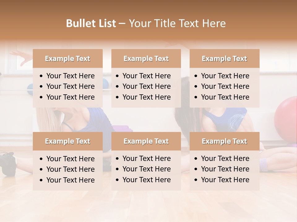 Club Center Weight PowerPoint Template