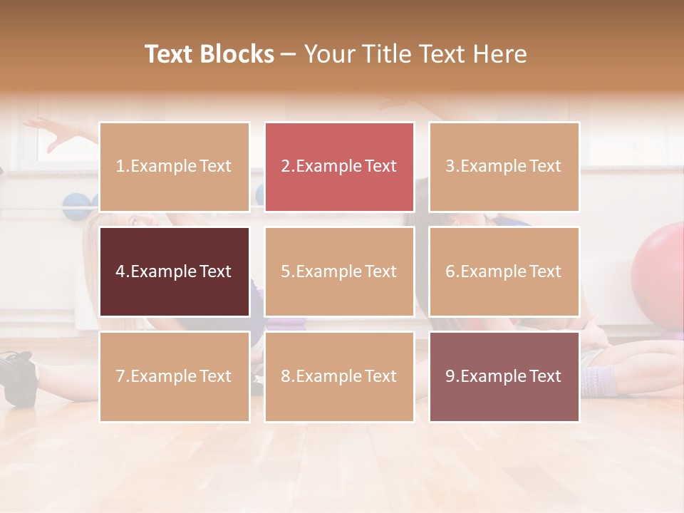 Club Center Weight PowerPoint Template