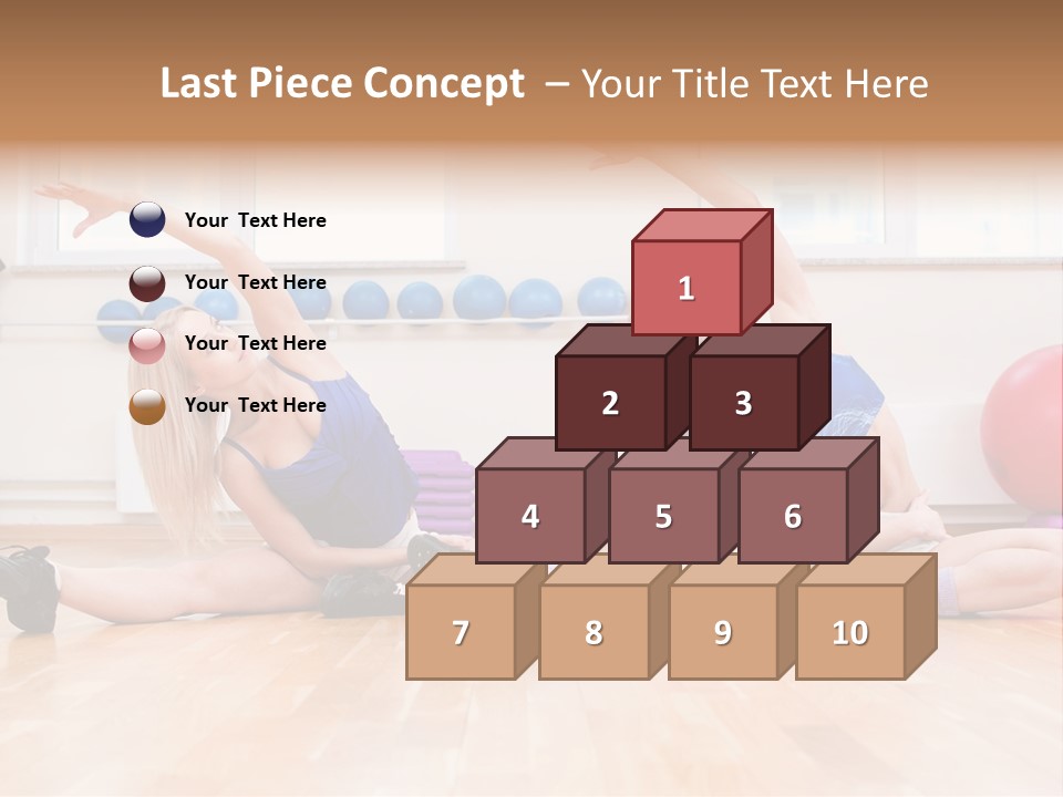 Club Center Weight PowerPoint Template