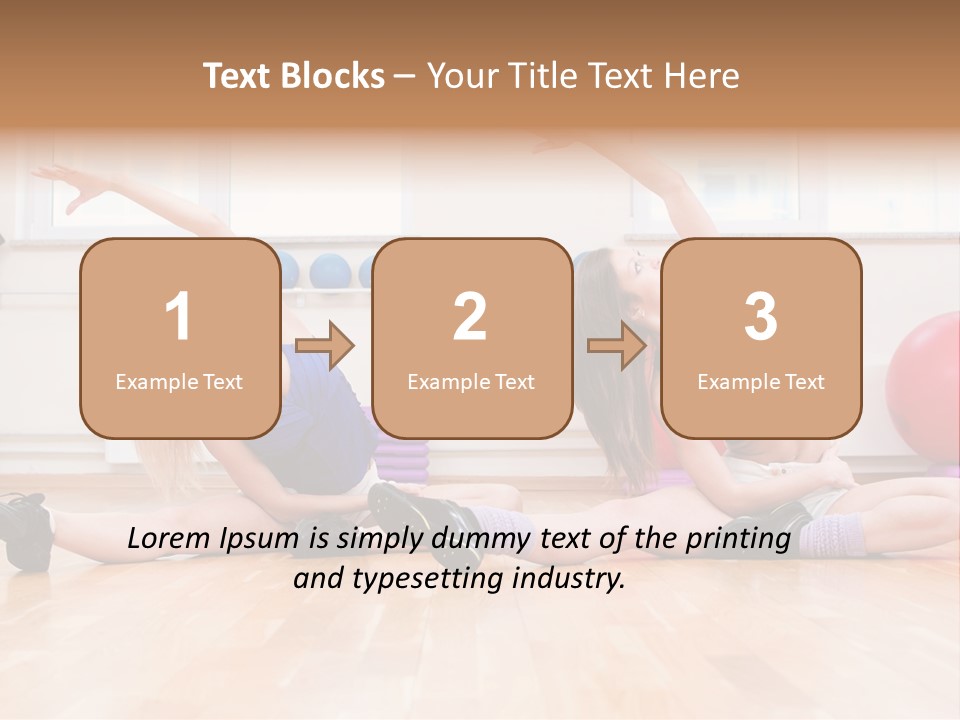 Club Center Weight PowerPoint Template