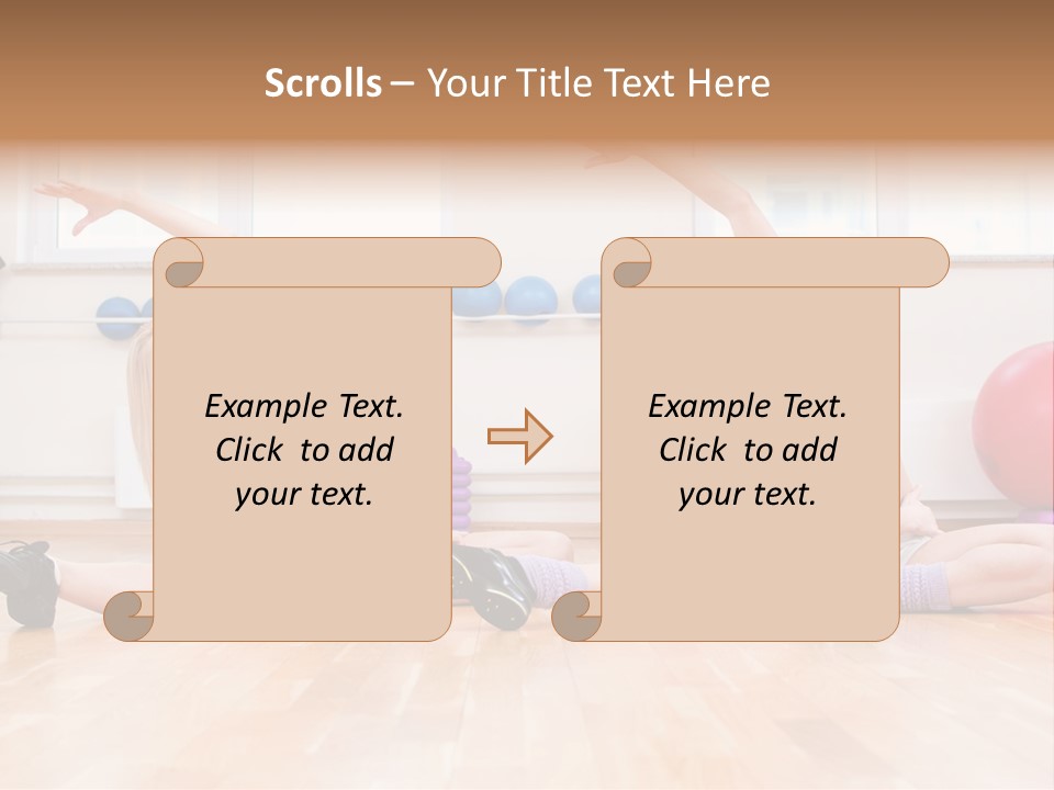 Club Center Weight PowerPoint Template