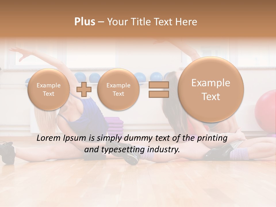 Club Center Weight PowerPoint Template