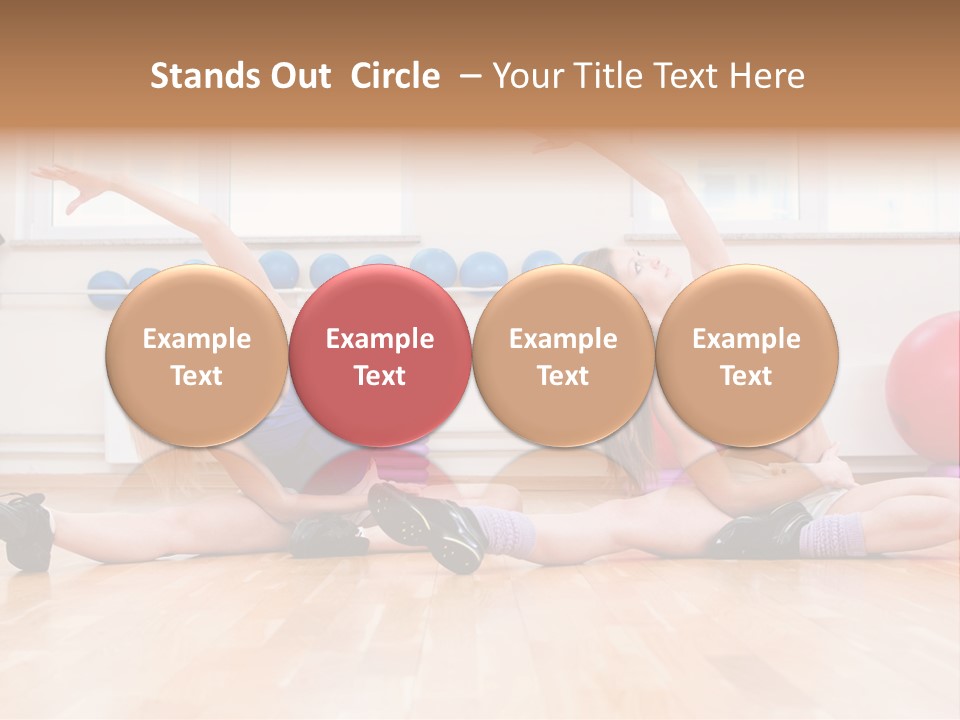 Club Center Weight PowerPoint Template