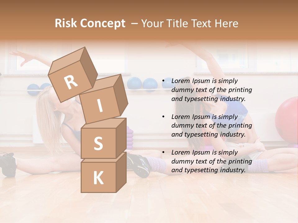 Club Center Weight PowerPoint Template