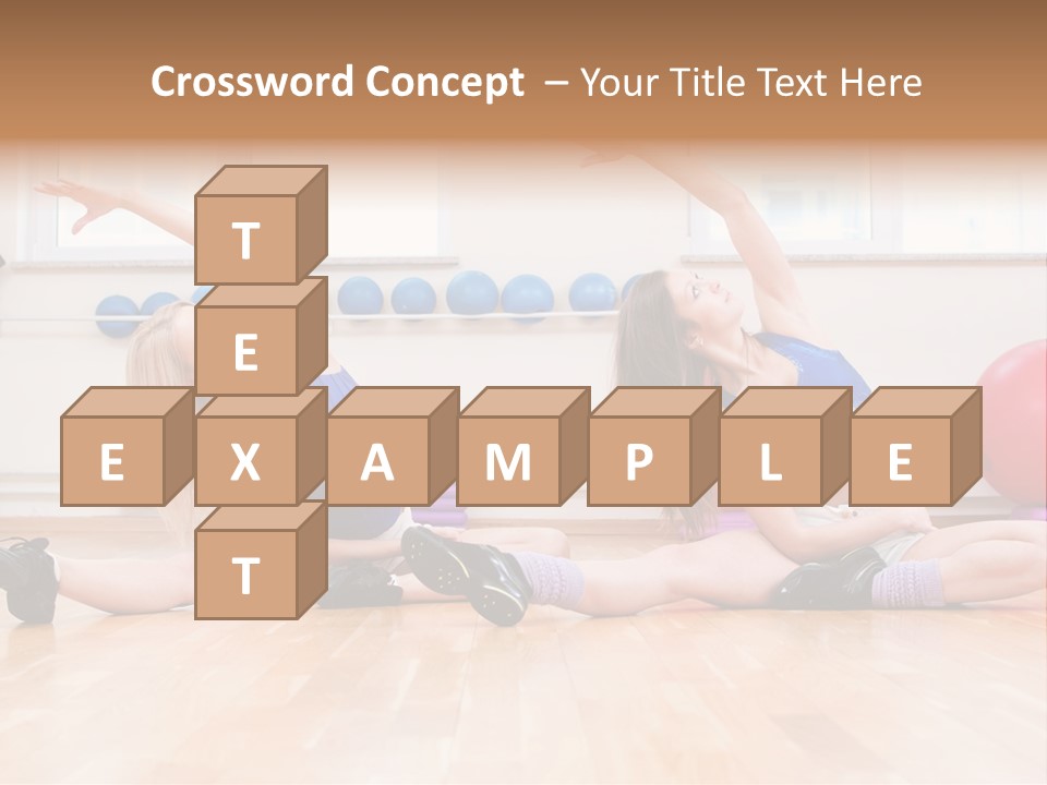 Club Center Weight PowerPoint Template