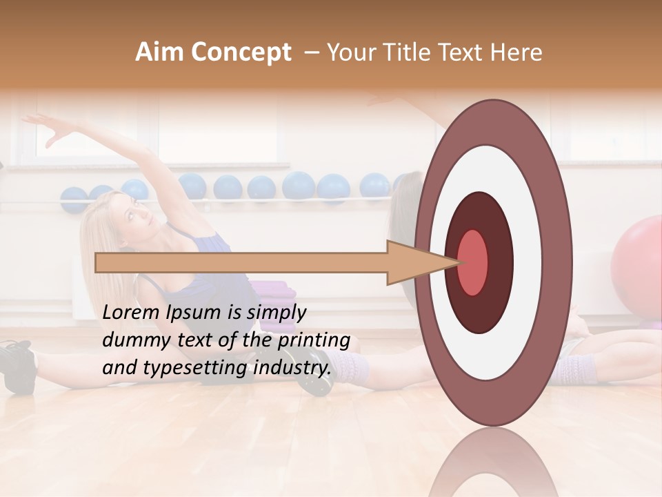 Club Center Weight PowerPoint Template