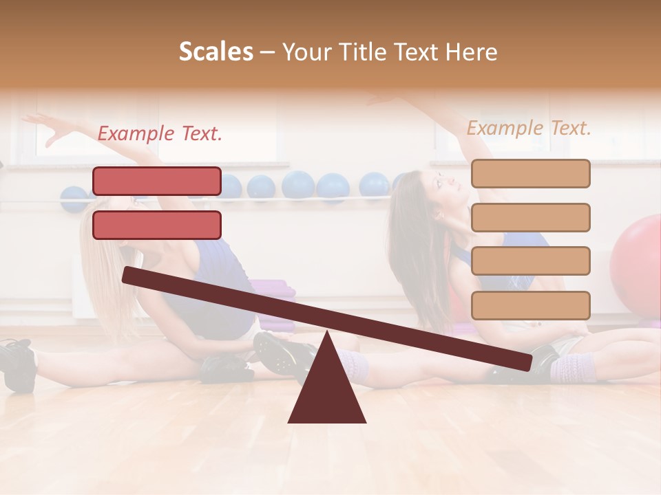 Club Center Weight PowerPoint Template
