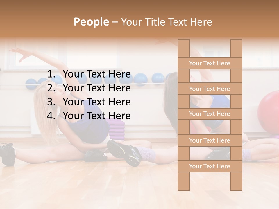 Club Center Weight PowerPoint Template