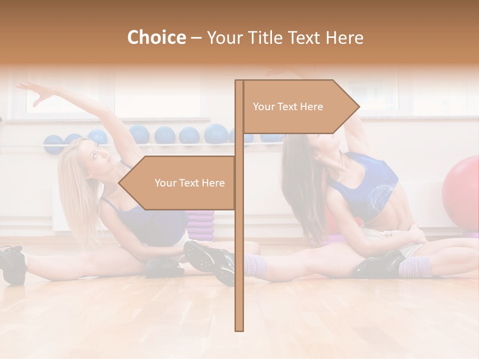 Club Center Weight PowerPoint Template