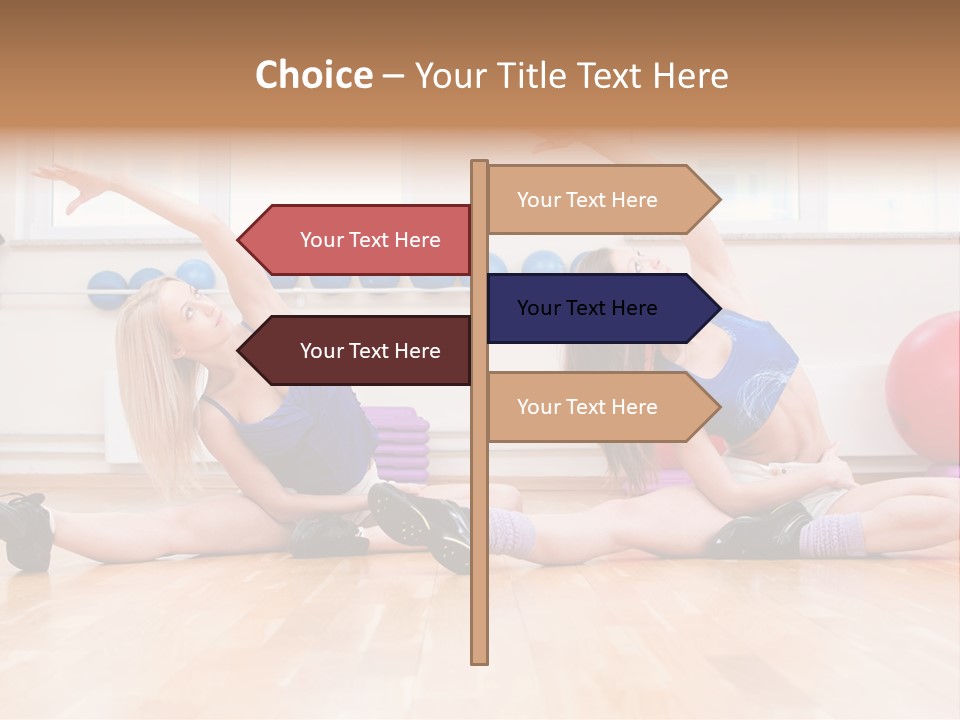 Club Center Weight PowerPoint Template